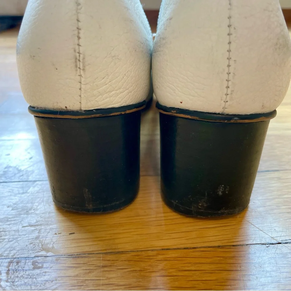 Rebecca Minkoff Studded Leather Ankle Boots, White sz 8.5 - Picture 7 of 11